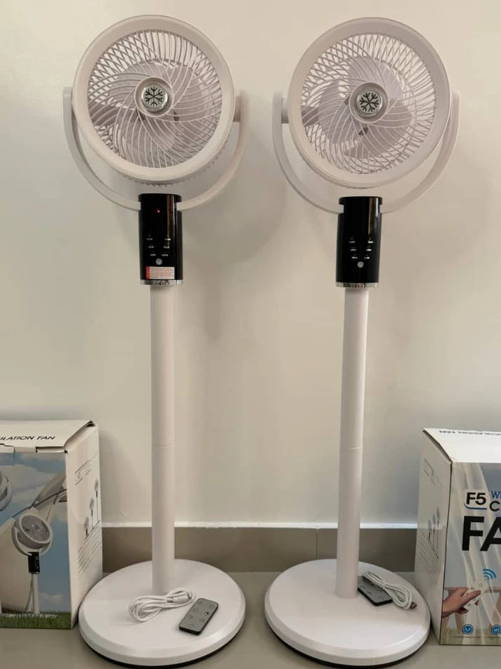 Ventilateur Multifonction™ 3-en-1 Réglable avec Télécommande – Silencieux & Pliable