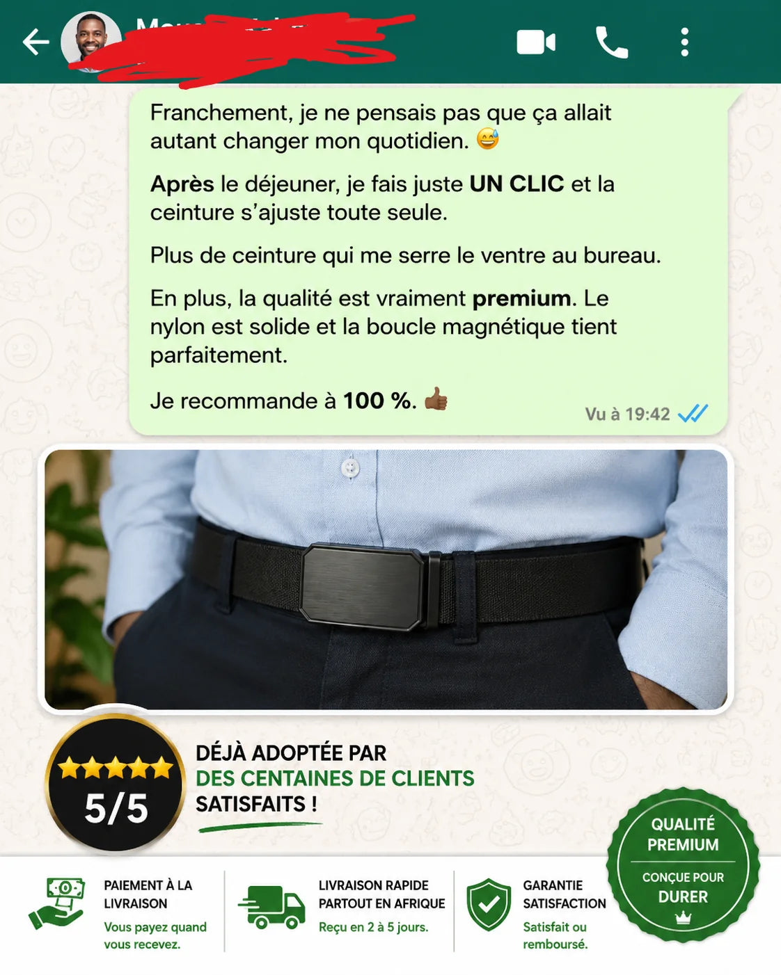 Fini les ceintures trop serrées ou trop lâches
