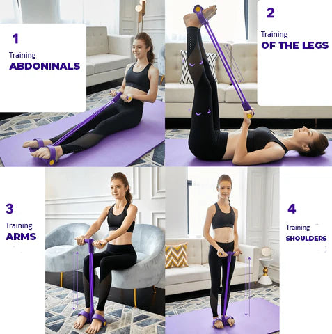 Elastique Fitness à Pédales