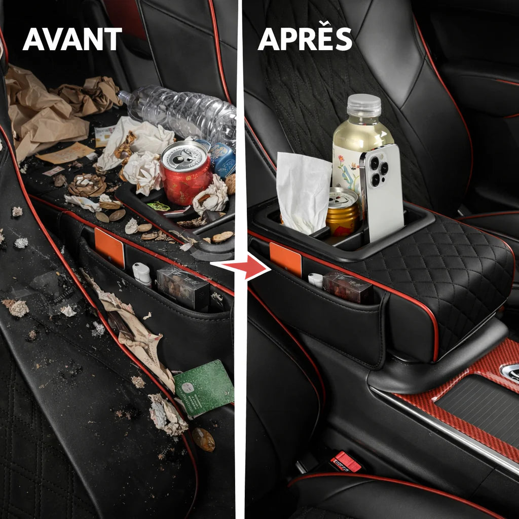 Organiseur Accoudoir Multifonction