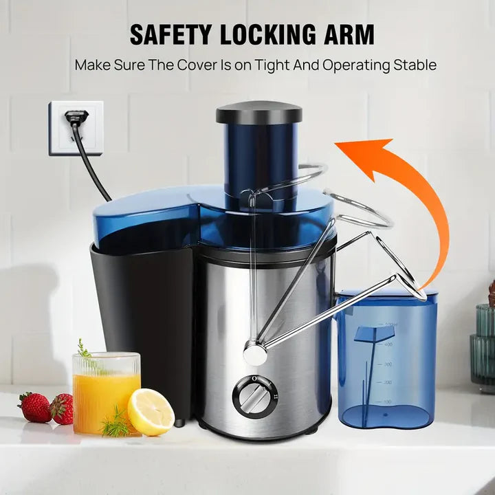 Extracteur de Jus&Légumes – Jus Fait Maison 100% Naturel, Parfait pour Enfants & Régimes Santé (Stock très limité - juste quelques pièces)