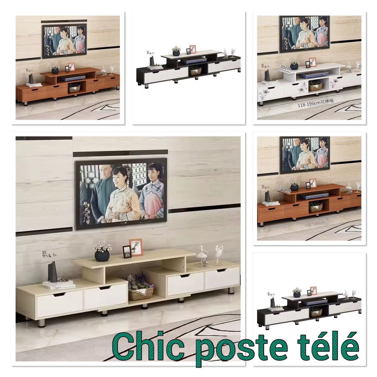 Chic Poste Télé  Moderne pour salon