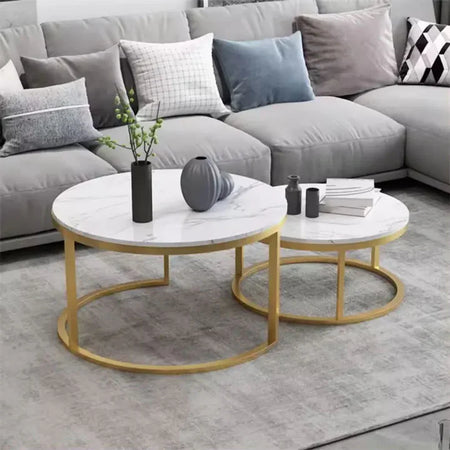 Lot de 2 Tables Basses Design Top