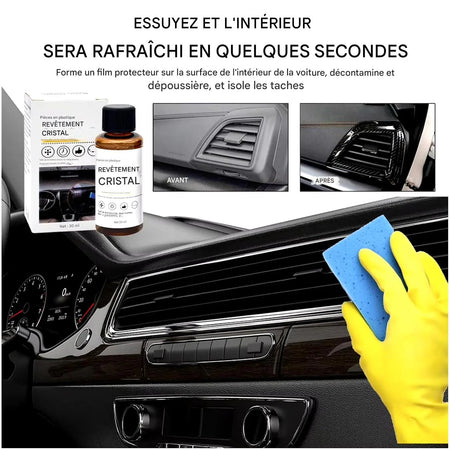 Revêtement Restaurateur de Plastique – Rayhong Crystal Coating (30ml) Lot de 2 boites au prix de 1