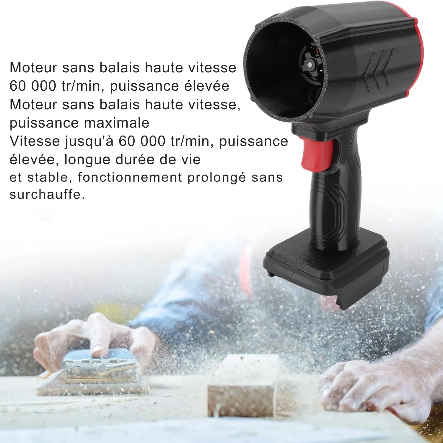 Souffleur à Jet Turbo Portable avec Batterie Lithium 24V