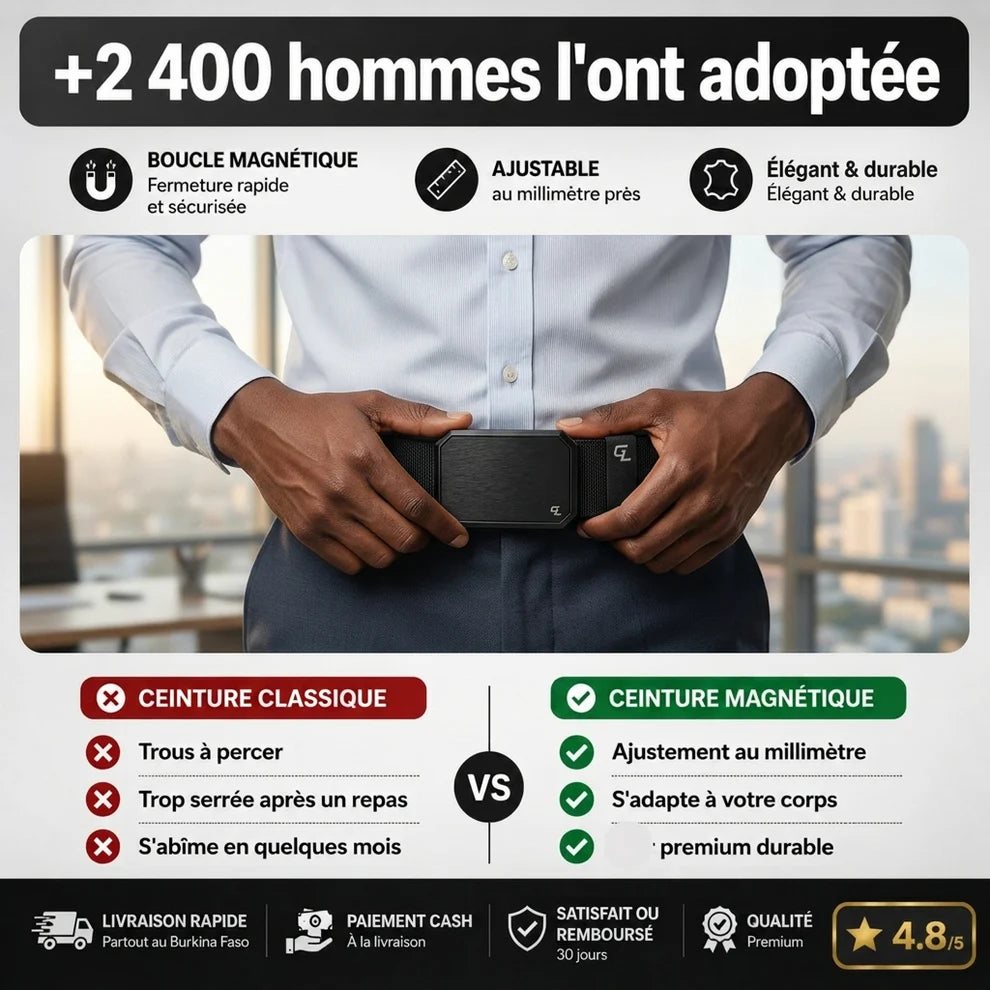 Fini les ceintures trop serrées ou trop lâches