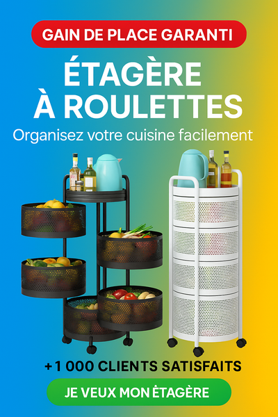 Offre Limitée 🔥 : L’étagère FRUIT ET LEGUMES 5 NIVEAUX