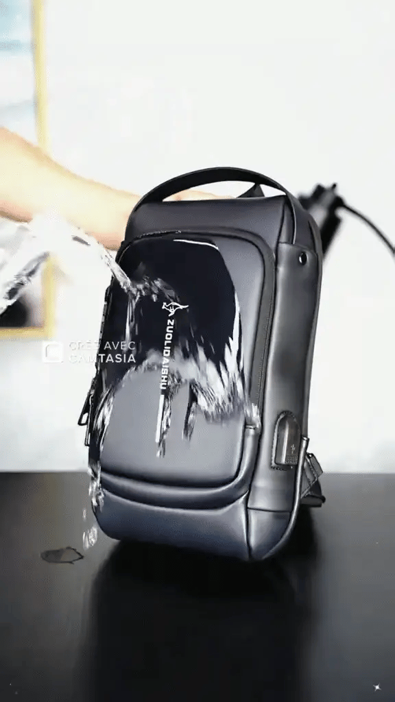 Sacoche bandoulière Anti-vol USB Bj