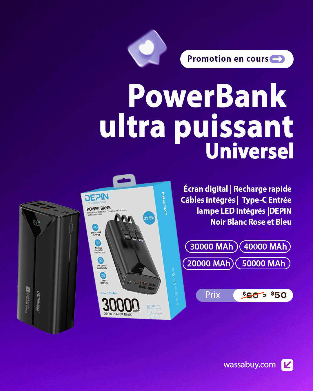PowerBank Ultra Puissant