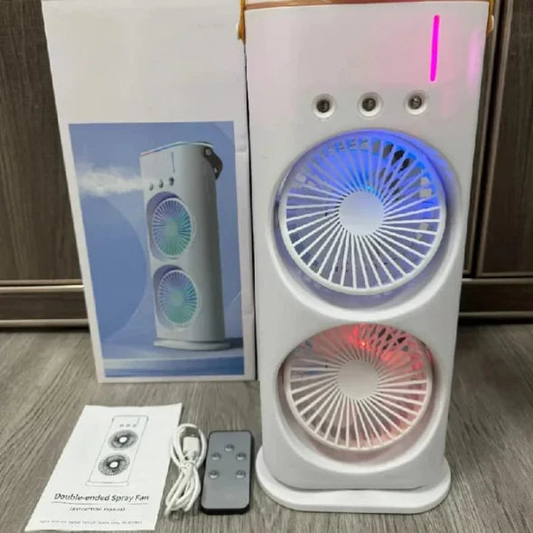 Ventilateur a brumisateur 2 en 1 climatiseur portable