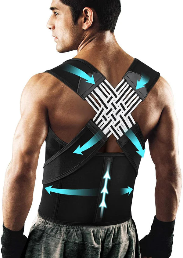 PostuPro™ : Correcteur de Posture Ajustable pour Hommes et Femmes