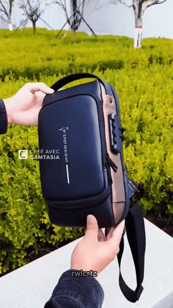 Sacoche bandoulière Anti-vol USB