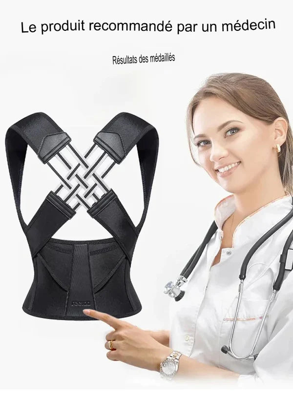 PostuPro™ : Correcteur de Posture Ajustable pour Hommes et Femmes