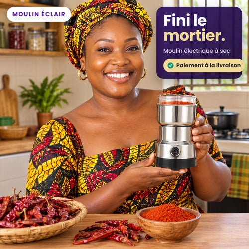 Moulin Éclair – Moulin électrique à sec pour épices et piment