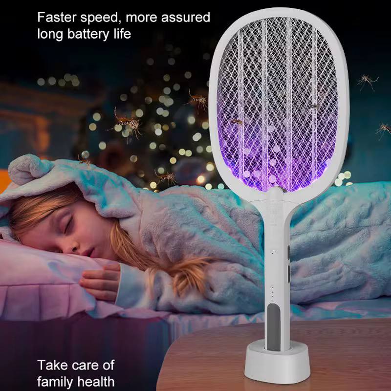 RAQUETTE ÉLECTRIQUE ANTI-MOUSTIQUE RECHARGEABLE