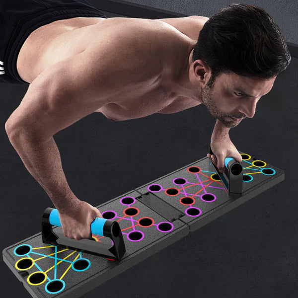 Planche de Musculation Pliable et Multifonctionnelle – Entraînement Complet, Design Compact & Portable